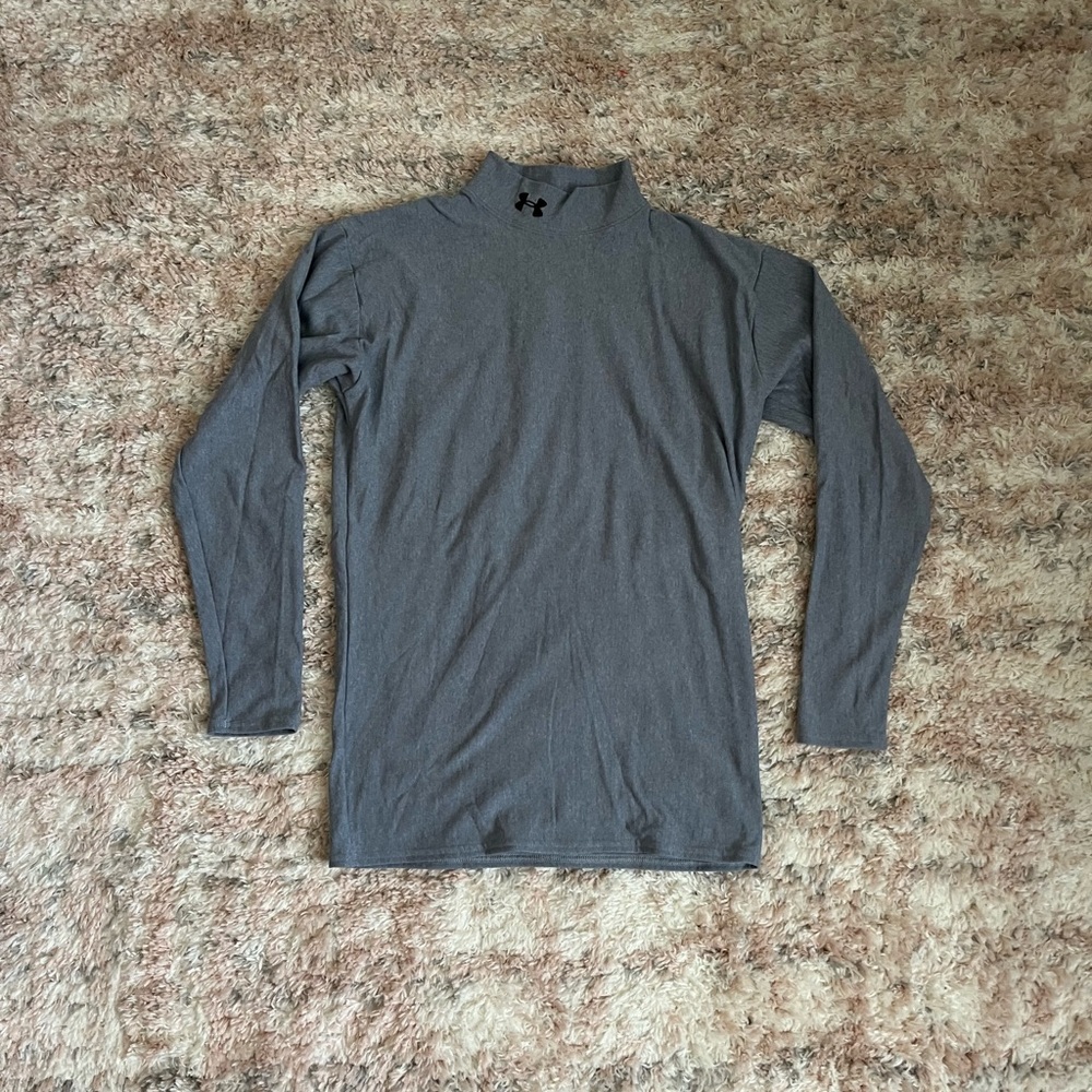 Under Armour Men’s Gray Compression Long Sleeve Size L